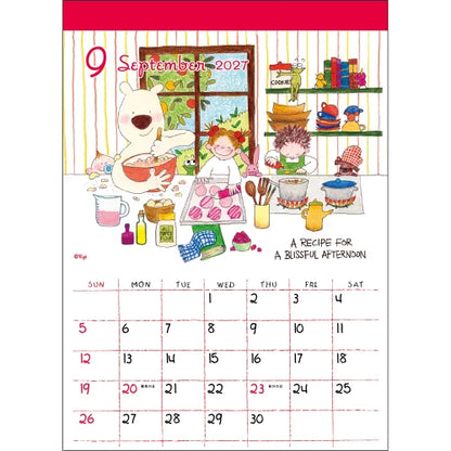 2027 Wall Calendar - Coco-chan