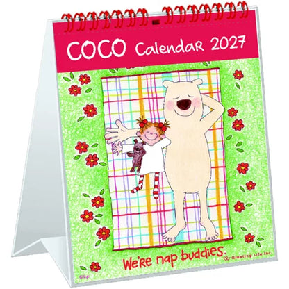 2027 Desk Calendar - Coco-chan/Ryo Sakamoto