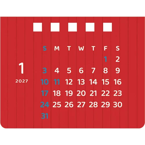 2027 House Box Calendar - Donut Shop