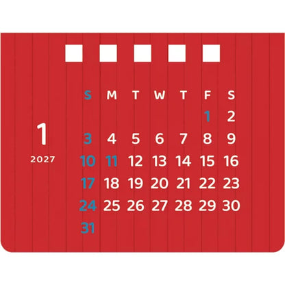 2027 House Box Calendar - Donut Shop