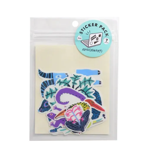 Greeting Life Miroko Machiko Sticker Pack Amami Oshima MRCK-33