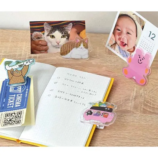 Greeting Life Chic 2-Way Clip, Bear MMZ-449