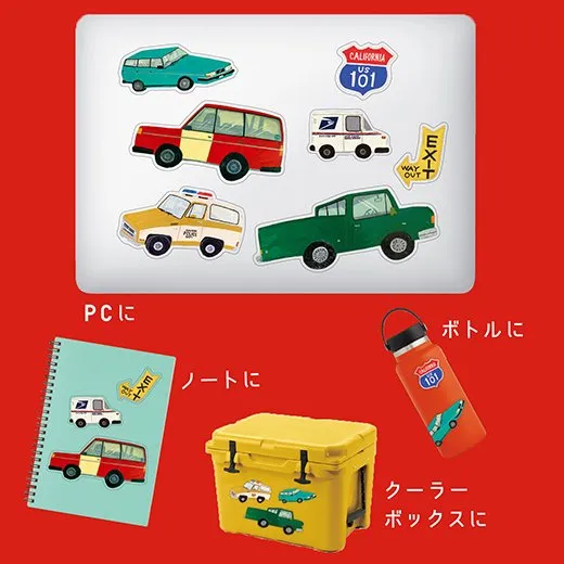 Greeting Life Cars  Sticker Pack SDCK-37