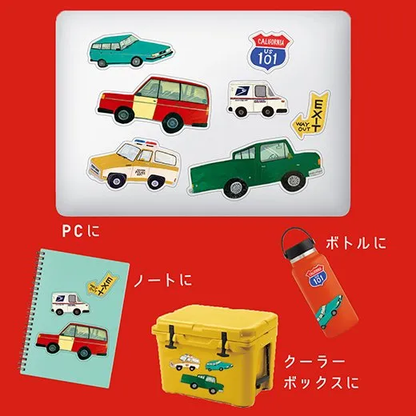 Greeting Life Cars  Sticker Pack SDCK-37