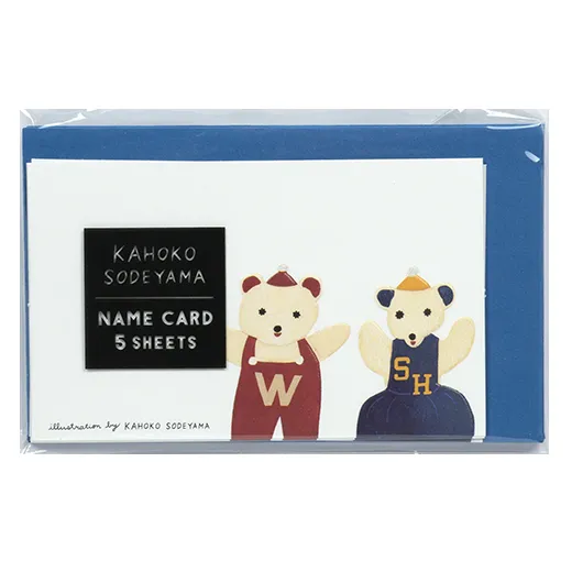 Greeting Life Kahoko Sodeyama Name Card Set Series SD31-34