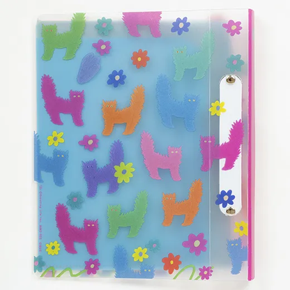 Greeting Life Coco-chan   2-ring binder (A5 size) Red MMZ-432