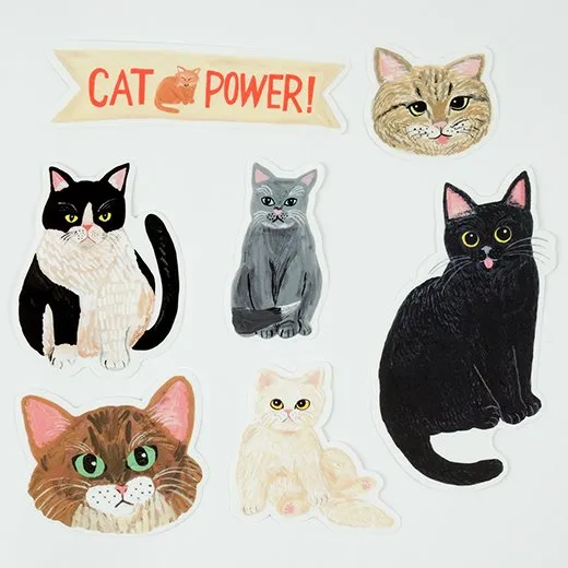 Greeting Life Cat  Sticker Pack SDCK-36