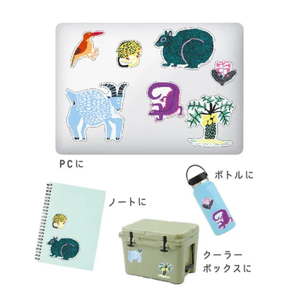 Greeting Life Miroko Machiko Sticker Pack Amami Oshima MRCK-33