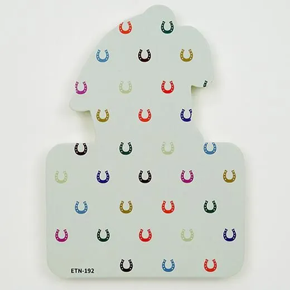 Greeting Life Animal Die Cut Memo Horse Racing ETN-192