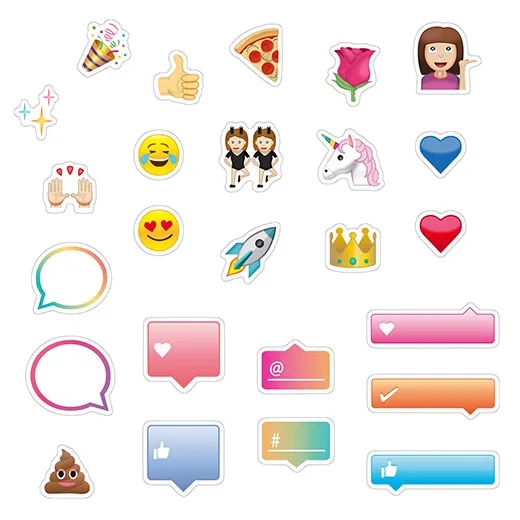 Greeting Life Flaky Stickers YYCK-2