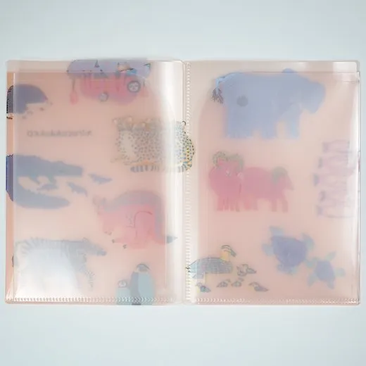 Greeting Life Coco-chan 6-Pocket Clear Folder (A5 Size) Book MRZ-71