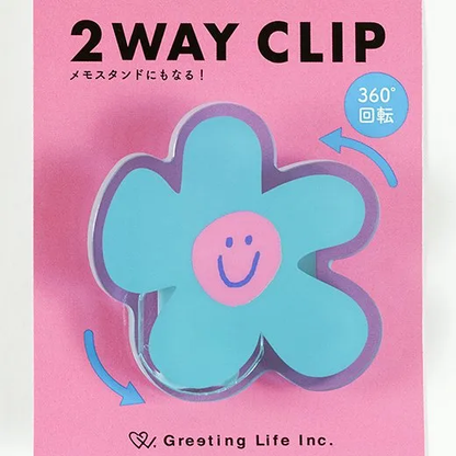 Greeting Life Chic 2-Way Clip, Flower MMZ-450