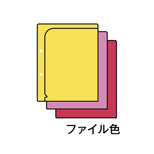 Greeting Life Coco-chan   2-ring binder (A5 size) Red RYZ-1028