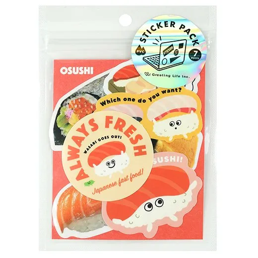 Greeting Life Sushi Sticker Pack GLCK-69