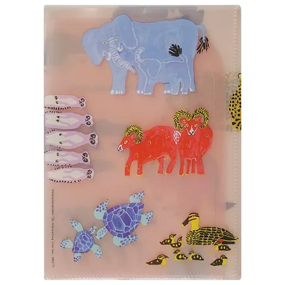 Greeting Life Coco-chan 6-Pocket Clear Folder (A5 Size) Book MRZ-71