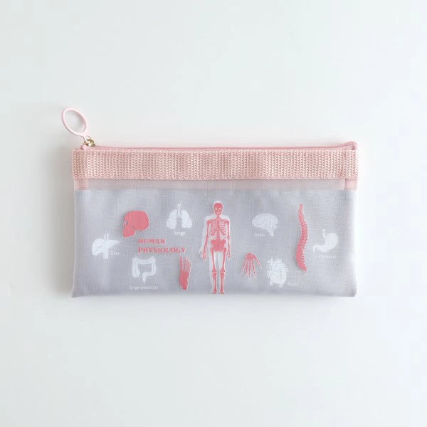 STUDY HOLIC Mesh Pen Pouch ST-238 [Human Biology] Human Biology