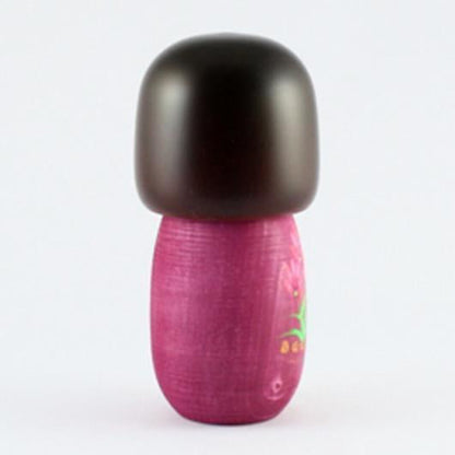 Kokeshi Doll Mushin Purple (k12-3831)