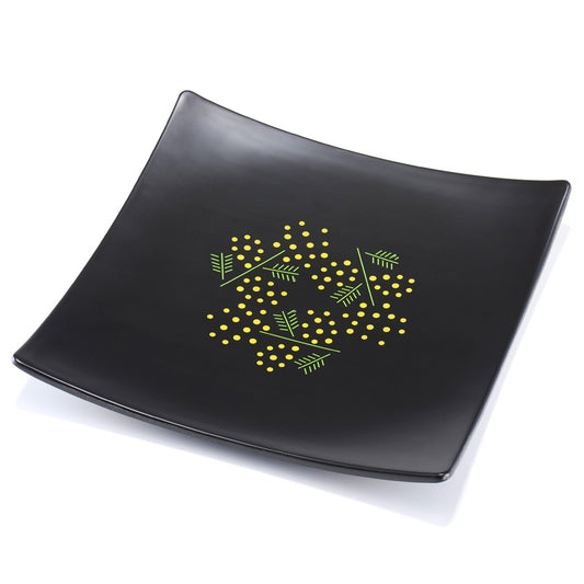 MIMOSA Plate (Square Plate) Black/White　K03-MA1011