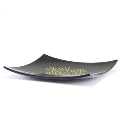 MIMOSA Plate (Square Plate) Black/White　K03-MA1011
