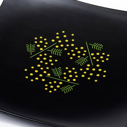MIMOSA Plate (Square Plate) Black/White　K03-MA1011