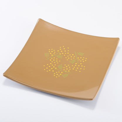 MIMOSA Plate (Square Plate) Black/White　K03-MA1011