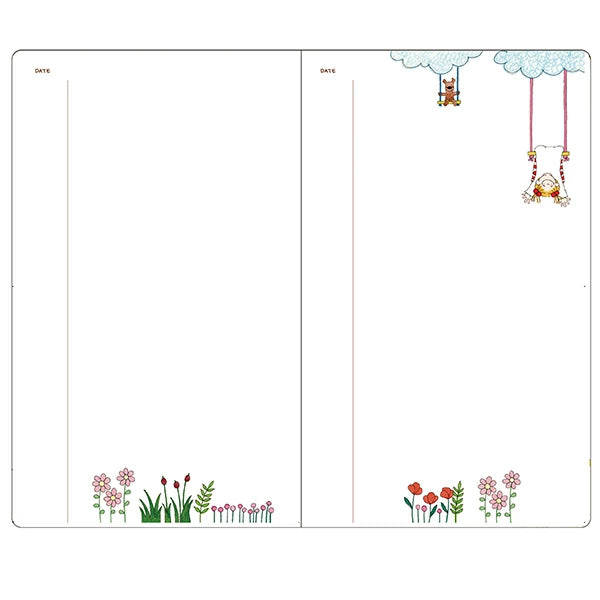 Coco-chan Slow Journal with a different picture on every page A6 Slim