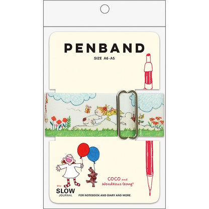 Coco-chan A6A5 size compatible pen band