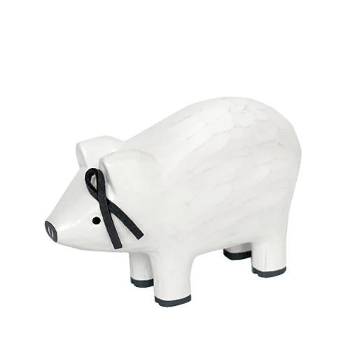 T-lab polepole animal monotone series PIG white