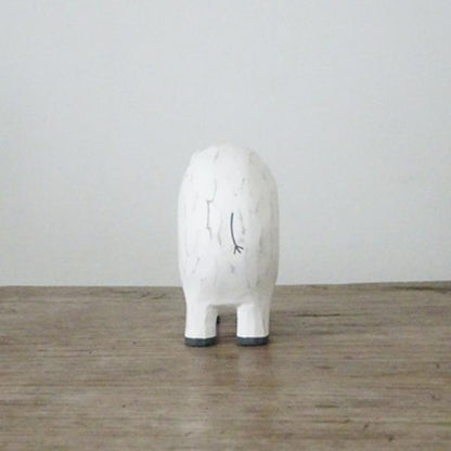 T-lab polepole animal monotone series PIG white