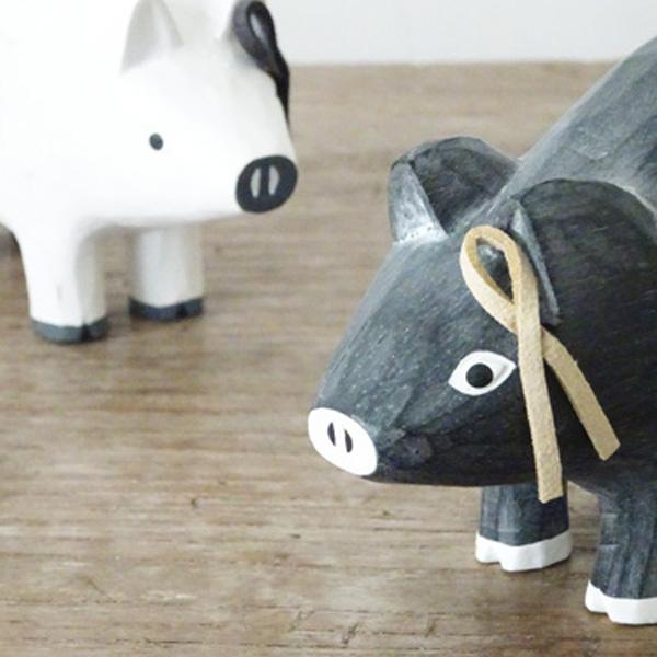 T-lab polepole animal monotone series PIG gray