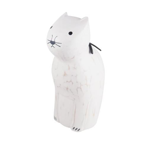 T-lab polepole animal monotone series CAT white