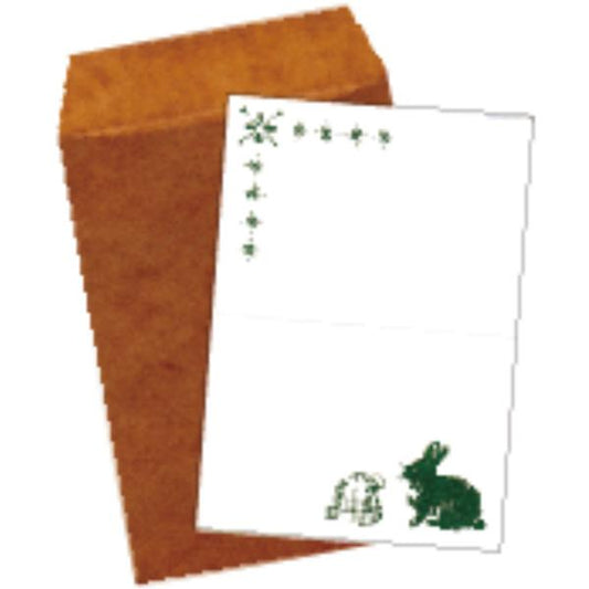 Jolie Poche Message Card Rabbit CCG-06GL