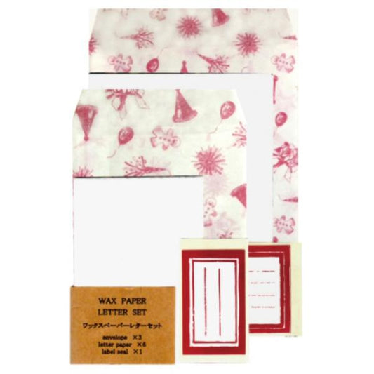 Jolie poche Wax Paper Letter Set S size CWP-06WH