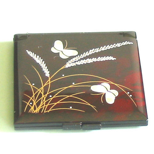 Kyoohoo LACQUER WARE Pocket Mirror Butterfly