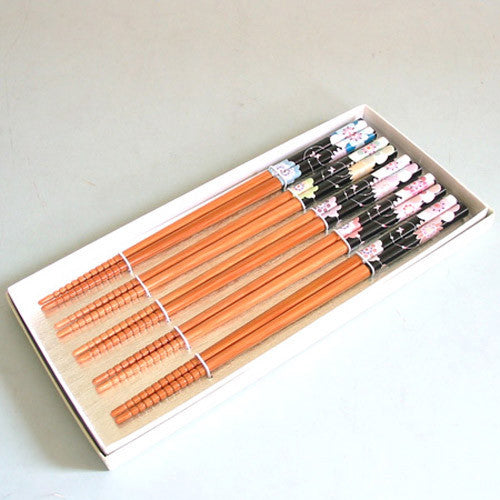 Kyoohoo LACQUER WARE Chopsticks 5pcs Kaleidoscope