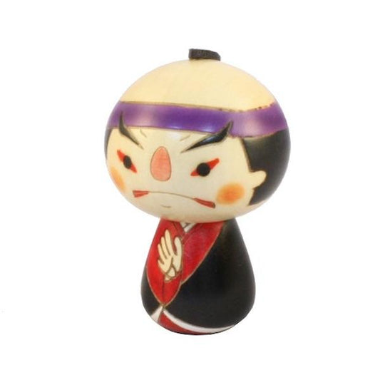 Kyoohoo Japanese Kokeshi Doll Kabuki (K12-4343)