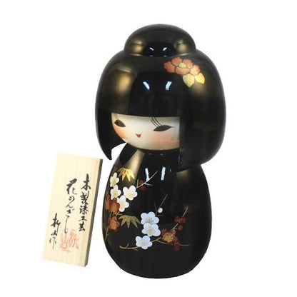 Kyoohoo Japanese Kokeshi Doll Hanakanzashi (K12-4353B)