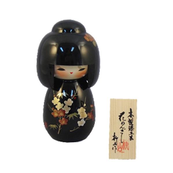 Kyoohoo Japanese Kokeshi Doll Hanakanzashi (K12-4353B)