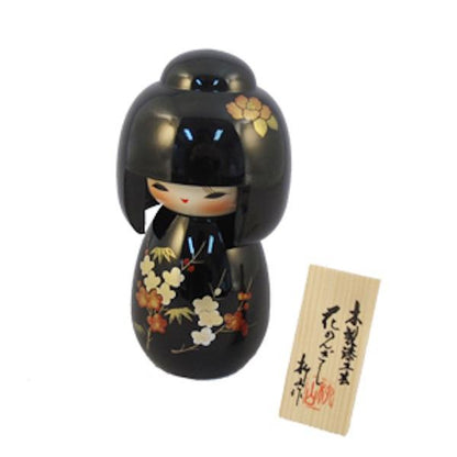 Kyoohoo Japanese Kokeshi Doll Hanakanzashi (K12-4353B)