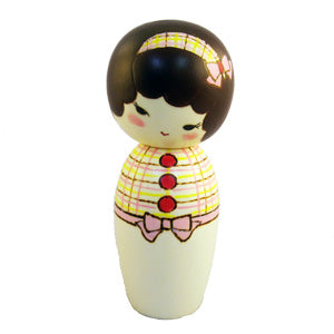Kyoohoo Japanese Kokeshi Doll Ribon (K12-4365)