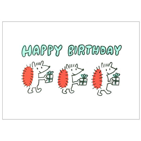 Tegami Letterpress Greeting Card Happy Birthday