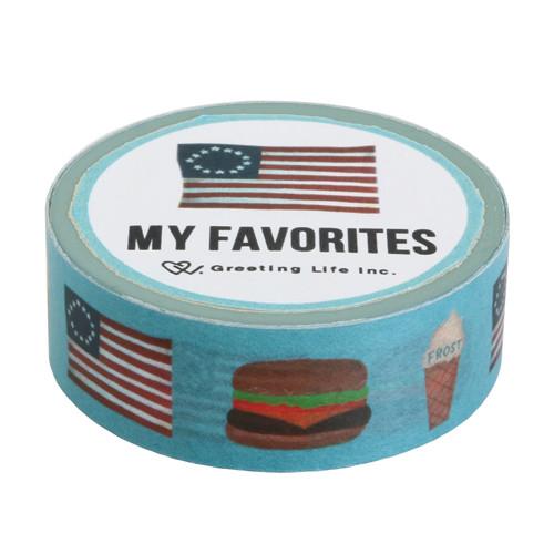 Greeting life Masking Tape My Favorites SDZ-11