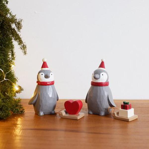 T-lab polepole animal Holiday Santa Claus Penguin Heart