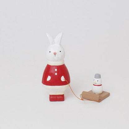 T-lab polepole animal Holiday Santa Claus Rabbit Snowman