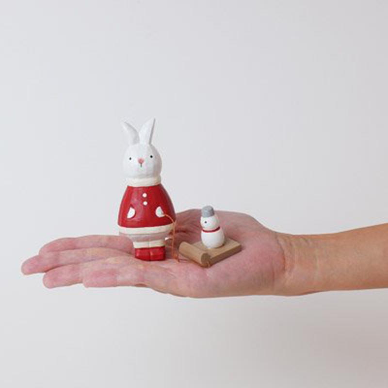 T-lab polepole animal Holiday Santa Claus Rabbit Snowman