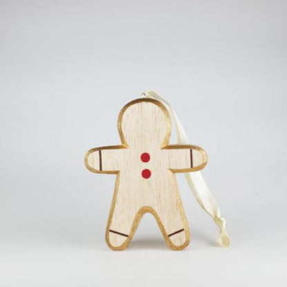 T-lab Holiday Nordic Wood Object / Gingerbread Man