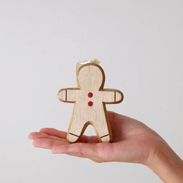 T-lab Holiday Nordic Wood Object / Gingerbread Man