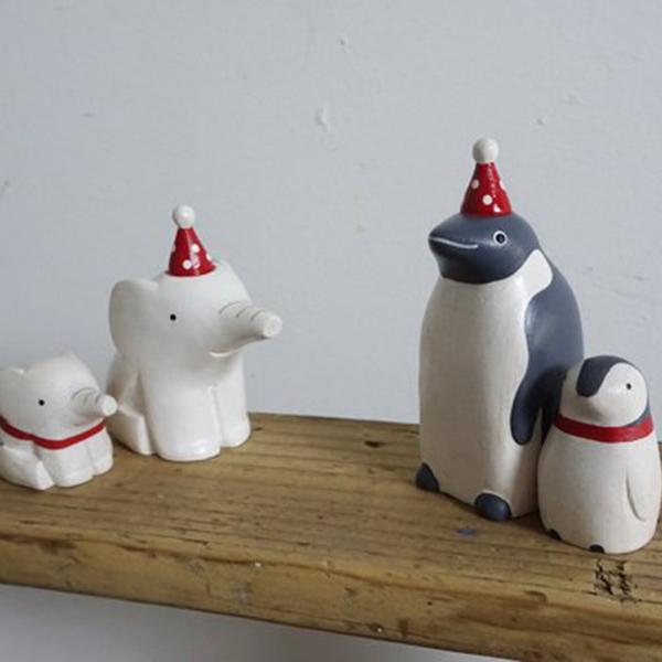 T-lab polepole animal Holiday Penguin family