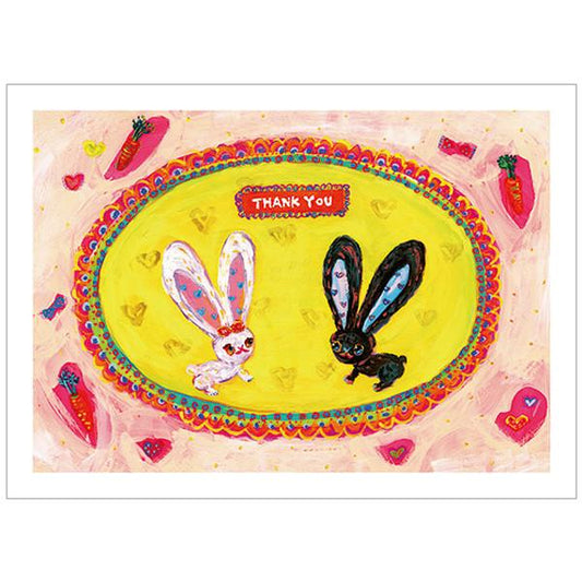 japanwave Tegami Thank you Greeting Card