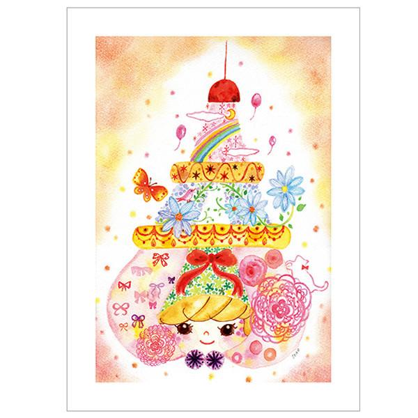 japanwave Tegami Birthday Greeting Card